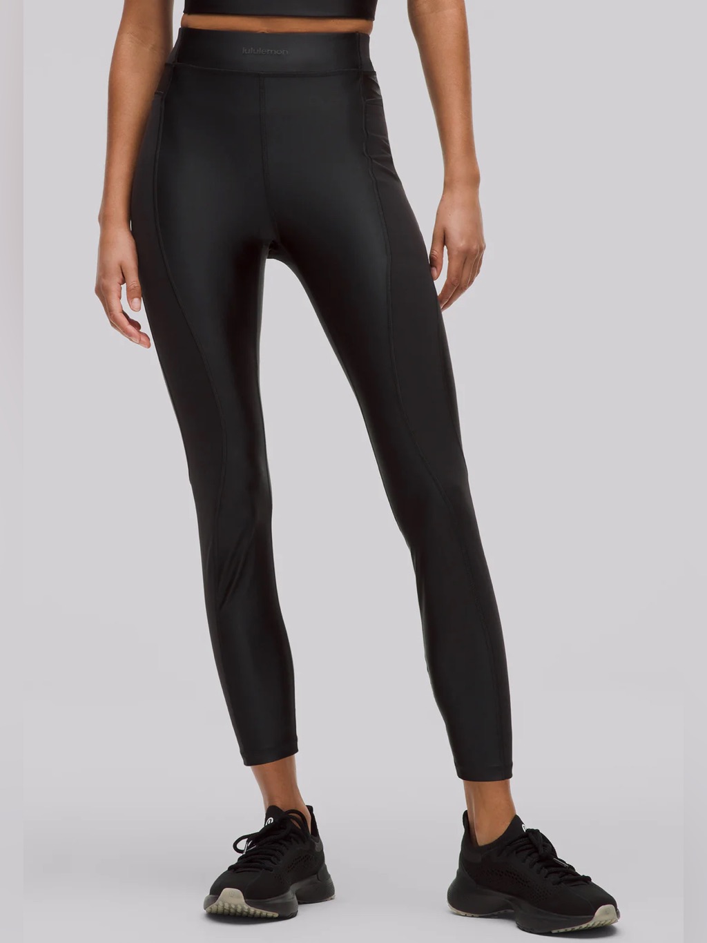 Lululemon Satin Shine Panelled High-Rise Tight 25" | Wordmark